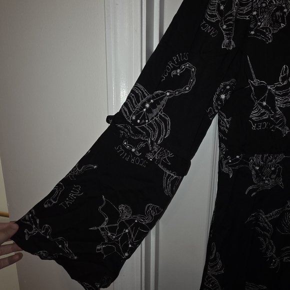 Disturbia Black Celestial Print Mini Dress - Picture 4 of 5